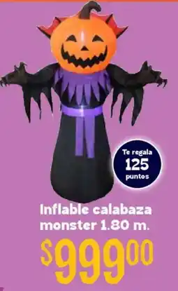 Soriana Híper Inflable calabaza monster oferta