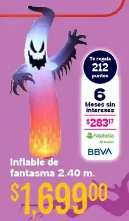 Soriana Híper Falabella Inflable de fantasma oferta