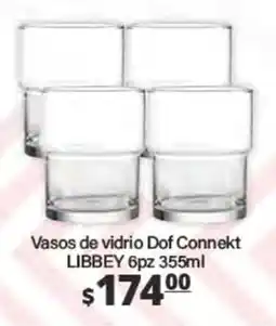 La Comer Libbey vasos de vidrio dof connekt oferta