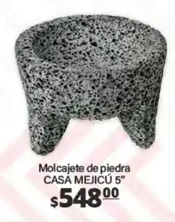 La Comer Casa Mejicú molcajete de piedra oferta