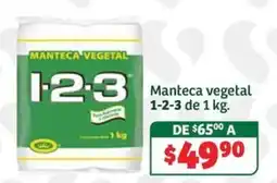 Soriana Súper 1-2-3 Manteca vegetal oferta