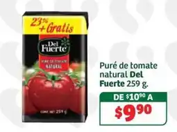 Soriana Súper Del Fuerte puré de tomate natural oferta