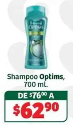 Soriana Súper Dove Shampoo Optims oferta