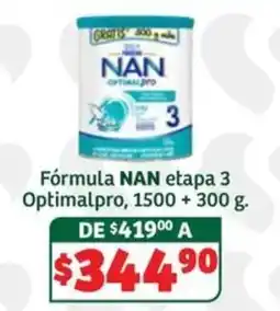 Soriana Súper NAN Fórmula etapa 3 Optimalpro oferta