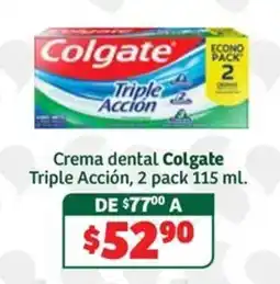 Soriana Súper Colgate Crema dental Triple Acción oferta