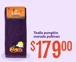 Soriana Mercado Toalla pumpkin morada pullman oferta