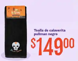 Soriana Mercado Toalla de calaverita pullman negro oferta