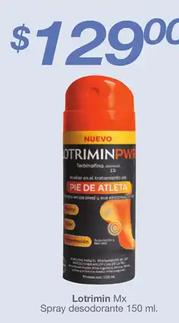 Farmacia Soriana Lotrimin Mx spary desodorante oferta