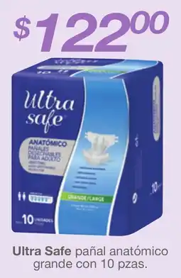 Farmacia Soriana Ultra Safe pañal anatómico grande oferta