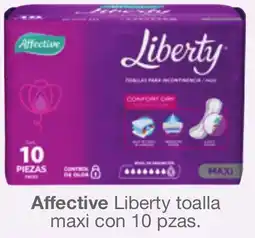 Farmacia Soriana Affective Liberty toalla maxi oferta