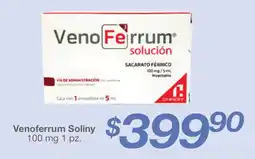 Farmacia Soriana VenoFerrum solución oferta