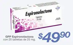 Farmacia Soriana Ultra Espironolactona oferta
