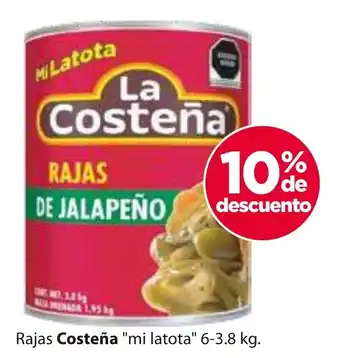 La Costeña Rajas de Jalapeño