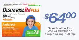 Farmacia Soriana Desenfriol Ito Plus oferta
