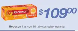 Farmacia Soriana Redoxon 1 g. con 10 tabletas sabor naranja oferta