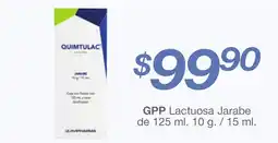 Farmacia Soriana Quimtulac GPP Lactuosa Jarabe oferta
