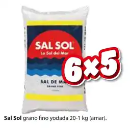 Zorro Sal Sol grano fino yodada oferta