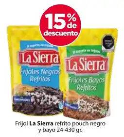 Zorro Frijol La Sierra refrito pouch negro y bayo oferta