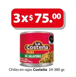 Zorro Costeña chiles en rajas oferta