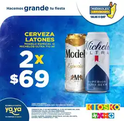 Kiosko Modelo Especial o Michelob Ultra oferta