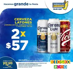 Kiosko Cerveza Latones oferta