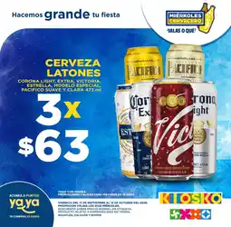 Kiosko Cerveza Latones oferta