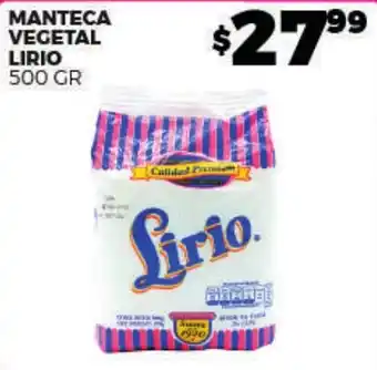 Merco Lirio manteca vegetal oferta