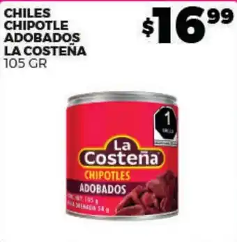 Merco La Costeña chiles chipotle adobados oferta