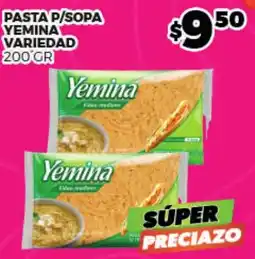 Merco Yemina pasta p/sopa variedad oferta