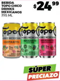 Merco Topo Chico Drinks Mexicanos oferta