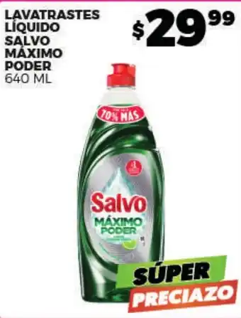 Merco Salvo Lavatrastes Líquido Máximo Poder oferta