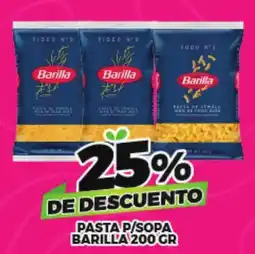 Merco Barilla pasta p/sopa oferta