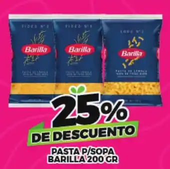 Merco Barilla pasta p/sopa oferta