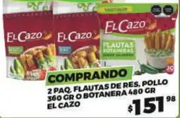 Merco El Cazo flautas de res pollo oferta