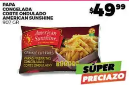 Merco American Sunshine papa congelada corte ondulado oferta