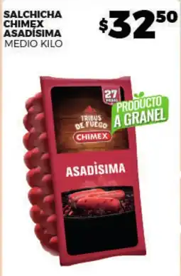 Merco chimex salchicha asadísima oferta