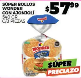 Merco Wonder Súper Bollos con Ajonjolí oferta