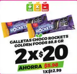 Merco Golden Foods Galletas Choco Rockets oferta
