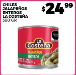 Merco La costeña - chile jalapeños enteros oferta