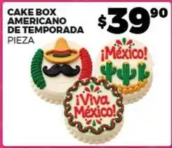 Merco Cake box americano de temporada pieza oferta