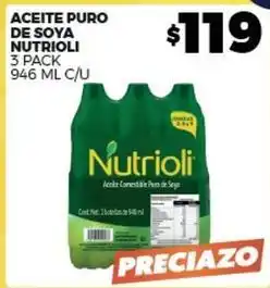 Merco Nutrioli - aceite puro de soya oferta