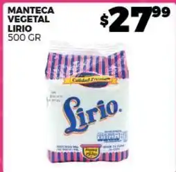 Merco Lirio - manteca vegetal oferta
