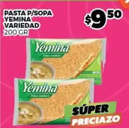 Merco Yemina - pasta p/sopa yemina variedad oferta