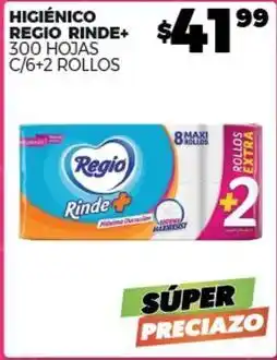 Merco Regio - higiénico regio rinde+ oferta