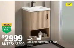 The Home Depot domanis gabinete empotrable leiro oferta