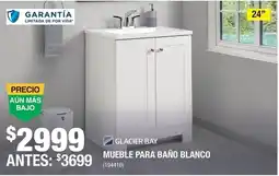 The Home Depot Glacier Bay mueble para baño blanco oferta