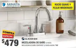 The Home Depot Glacier Bay Mezcladora de Baño oferta