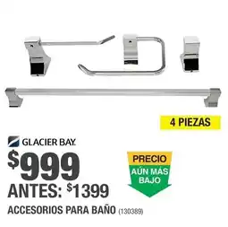 The Home Depot Glacier Bay accesorios para baño oferta