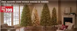 The Home Depot Árbol navideño grand duchess oferta
