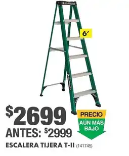 The Home Depot Cubil Escalera Tijera T-II oferta
